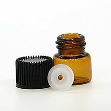 Carica l'immagine nel visualizzatore di Gallery, Yizhao Essential Oil 1ml Amber Sample Glass Bottle, Samll marrone