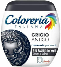 Carica l'immagine nel visualizzatore di Gallery, Colorante per vestiti e tessuti color Grigio Antico, Utilizzabile in lavatrice