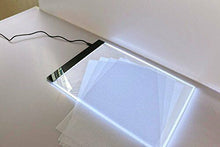 Carica l&#39;immagine nel visualizzatore di Gallery, Tavoletta LED luminosa per ricalco A4, Con cavo USB 33.5 x 23.3 cm