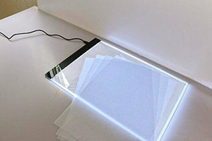 Tavoletta LED luminosa per ricalco A4, Con cavo USB 33.5 x 23.3 cm