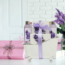 Carica l'immagine nel visualizzatore di Gallery, Cesto regalo Bath Spa per donna, Body &amp; Earth Set 4 pezzi spa...