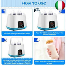 Carica l&#39;immagine nel visualizzatore di Gallery, SaponinTree Scaldabiberon Sterilizzatore Elettrico, 6 in 1 Scaldabiberon