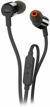 Carica l'immagine nel visualizzatore di Gallery, Auricolari In ear JBL T210 con microfono integrato, 3.5 mm, Suono potente, Nero