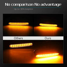 Carica l'immagine nel visualizzatore di Gallery, 4 x Frecce con 12 LED per moto a vite Indicatori di direzioni con effetto ottico