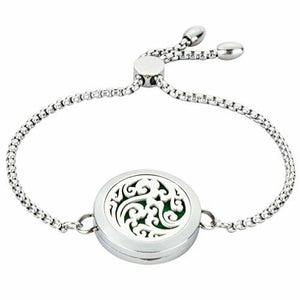 Jaoyu - Bracciale rigido da donna con diffusore di oli Cloud jewelry