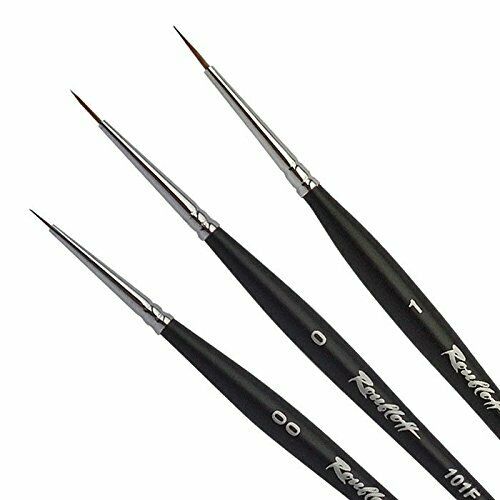 Roubloff | set 3 pennelli| pennelli micropittura unghie | per...