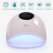 Carica l&#39;immagine nel visualizzatore di Gallery, Abody Lampada Unghie UV LED da 48W, Fornetto Professionale per...