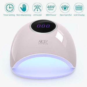 Abody Lampada Unghie UV LED da 48W, Fornetto Professionale per...