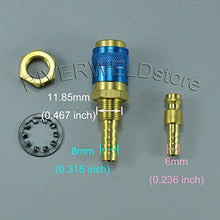 Carica l'immagine nel visualizzatore di Gallery, Raffreddato ad acqua &amp; Adattatore per gas connettori rapidi Fitting per...