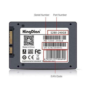 KingDian 240GB-Disco 128 m Cache SATAIII disk SSD Solid State S280 240 GB
