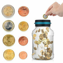 Carica l'immagine nel visualizzatore di Gallery, Vingtank Digital Coin Bank Savings Jar Contatore automatico della moneta...