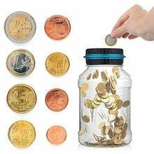 Carica l&#39;immagine nel visualizzatore di Gallery, Vingtank Digital Coin Bank Savings Jar Contatore automatico della moneta...