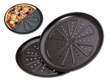 Carica l'immagine nel visualizzatore di Gallery, Teglia da forno per pizza, 2 pezzi, diametro: 28 cm, nuova qualità professionale