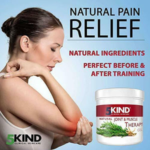 Gel Antidolorifico Naturale 5Kind per Articolazioni e Muscoli ad Azione...