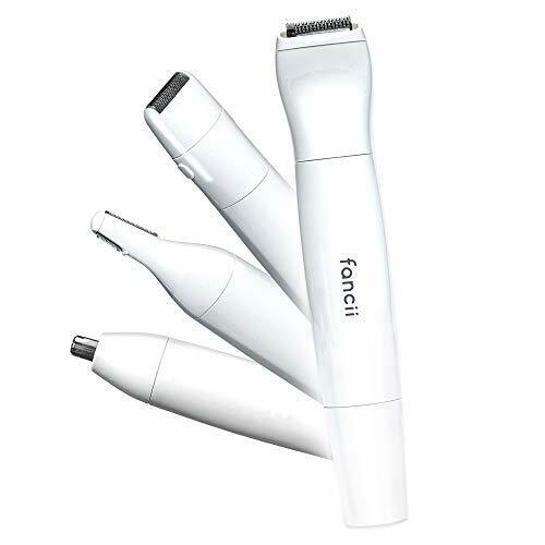 Fancii Rasoio Elettrico Donna Flawless per Viso e Corpo, Rifinitore Indolore...