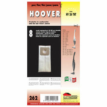Carica l'immagine nel visualizzatore di Gallery, 8 x Sacchi per aspirapolvere compatibile con Hoover, Elettrocasa HV 26 TNT