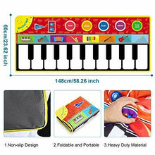Carica l'immagine nel visualizzatore di Gallery, Tappeto Musicale, Tappetino Pianoforte per Bambini, Tappetino da Ballo per