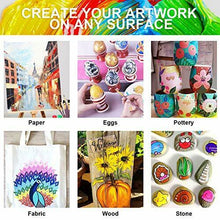 Carica l'immagine nel visualizzatore di Gallery, Set da Colori Acrilici, Set di 31 PCS Premio Pittura Acrilica Compreso 21 x 20