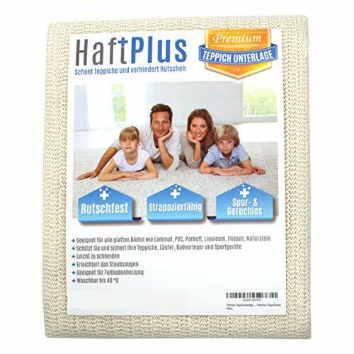HaftPlus - Rete Sottotappeto Antiscivolo Lavabile 120 x 180 cm, 120 x 180 cm
