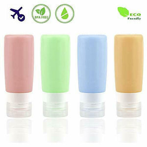 Set di bottiglie da viaggio portatili Contenitori 4pack
