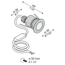 Carica l&#39;immagine nel visualizzatore di Gallery, Lombardo INC 35 LED180 lm 3000k 2W - Morsettiera NON inclusa