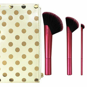 Real Techniques Rebel Edge Trio set di pennelli trucco per viso/guance e...
