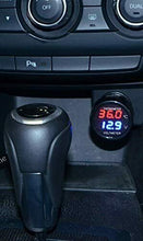 Carica l'immagine nel visualizzatore di Gallery, Voltometro per accendisigari 12 V, Termometro con display LCD per auto, Piccolo
