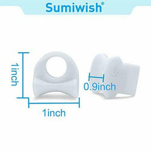 Carica l'immagine nel visualizzatore di Gallery, Sumiwish [10x] Separatore Dita Piede, Alluce Valgo Correttore, Gel White