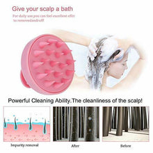 Carica l'immagine nel visualizzatore di Gallery, Clean Spazzola Morbido Massaggio Del Cuoio Capelluto Pettine Dei Capelli Rosa