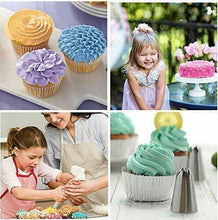 Carica l&#39;immagine nel visualizzatore di Gallery, 32 in 1 Set di Beccucci Sac a Poche per Decorazione Pasticceria in Acciaio Inox
