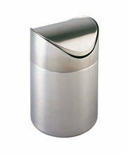 Carica l'immagine nel visualizzatore di Gallery, WENKO 16800100 Otranto Pattumiera per bagno in acciaio INOX satinato, 3 (o5C)