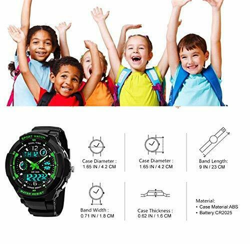 Orologio Bambino Digitale Sportivo - Impermeabile 3ATM, Sveglia, Cronometro, LED - Per Ragazzi 5-18 Anni - Foto 6