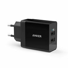 Carica l'immagine nel visualizzatore di Gallery, Caricatore da Parete da 24W, 2 porte USB con Tecnologia di Ricarica Rapida IQ