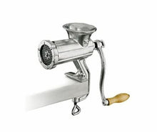 Carica l'immagine nel visualizzatore di Gallery, Tritacarne in ghisa con misura macina da 8, Morsa per montaggio a banco tavolo