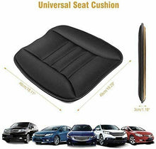 Carica l&#39;immagine nel visualizzatore di Gallery, Cuscino per sedile anteriore auto, Coprisedile universale comodo imbottito, Nero