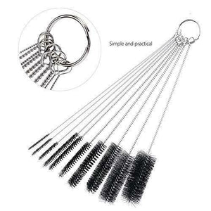 Scovolino, 10 Pz Mini Bottiglia Spazzola Scovolini per Pulire Tubo, Pipa,...