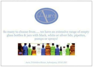 confezione da 2 - 100ml bottiglie di vetro blu con bianco ATOMIZZATORE...
