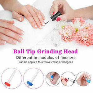 Anself 7pcs Punte per Fresa Unghie in Ceramica,Punte Cuticole per...