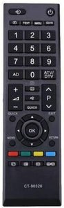 Telecomando sostitutivo compatibile per Toshiba tv CT-90326 CT-90380 CT-90386