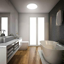 Carica l'immagine nel visualizzatore di Gallery, Plafoniera LED, lampada da soffitto o parete per bagno, luce bianca naturale...