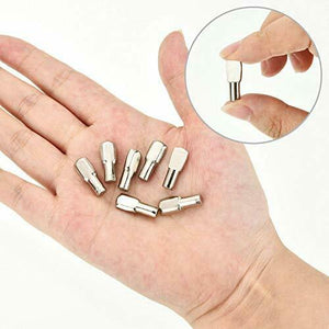 5 mm Perni di Supporto Acciaio con Scatola Stoccaggio, Piatto...