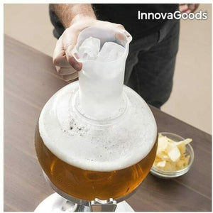 InnovaGoods Ball - Dispenser di Birra refrigerante, in PMMA Argentato, 24 x...