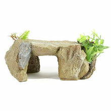 Carica l'immagine nel visualizzatore di Gallery, Pet Ting, grotta nascosta con tronco ornamentale per rettili e pesci