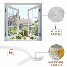 Carica l'immagine nel visualizzatore di Gallery, MYCARBON 2 Pcs Zanzariera Finestra per 150*180cm Bianco