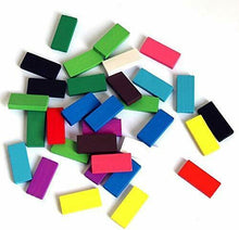 Carica l'immagine nel visualizzatore di Gallery, Set da 240 Pezzi Domino Kit di Costruzione per Raduno in Legno Standard...
