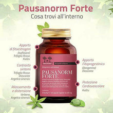 Carica l'immagine nel visualizzatore di Gallery, PAUSANORM FORTE Salugea 100% Naturale - Integratore per la Menopausa Senza...