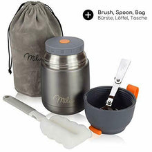 Carica l'immagine nel visualizzatore di Gallery, Thermos per Alimenti I 450ml / 650ml I Contenitore Termico di Acciaio