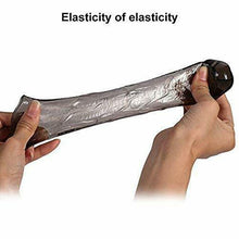 Carica l&#39;immagine nel visualizzatore di Gallery, Soft Sleeve is Good for penile Cover Preservativo di Silicone Dilatatore Nero