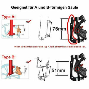 Kit Freno a Disco Anteriore/Posteriore Biciclette Impostare MTB di Frenatura a