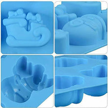 Carica l&#39;immagine nel visualizzatore di Gallery, Christmas stampini in silicone BESTZY 3PCS sapone Silicone stampo per...